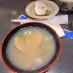 焼貝 あこや - 貝汁
