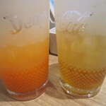 デニーズ - まずは冷たいドリンクで目を覚ます