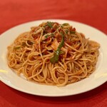 銀座イタリー亭 - 海老と野菜のナポリタン サイズL 450g