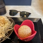 中華gathering ヤマノフドウ - デザートにごまだん