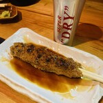 小料理おかげさん - つくねも巨大でした！うまーい☆7/26行った際の写真です☆