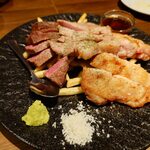 肉とワインのイタリアン酒場more - 赤城和牛×ぐんま麦豚×グリルチキンの相盛りローストプレート