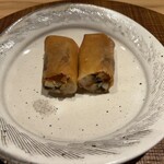 啝心 DAIA - うなぎと胡麻豆腐の春巻き