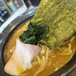 横浜家系らーめん 天王家 - ラーメン のりトッピング  別皿 玉ねぎ