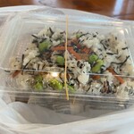 気灯庵 - 枝豆ひじきごはん、食べきれずお持ち帰りさせて頂きました。