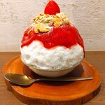 京かき氷 つみき - 『ストロベリー ミルフィーユ』(1460円)!!( ^o^)ﾉ