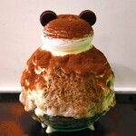 京氷ゆきみ庵 - 『クッキー＆カフェモカ ティラミス』(1600円)!!( ^o^)ﾉ