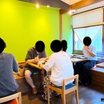京氷ゆきみ庵 - 手前の部屋(テーブル8席)の様子～!!( ^o^)ﾉ