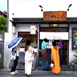 京氷菓 つらら - 『京氷菓 つらら』さんの店舗外観～!! 訪問時には15名ほどの待客の列が～!!(☉ ﾛ ☉;ﾉ)ﾉ