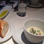 カチナ - ランチのスープ、パン
