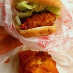 ケンタッキーフライドチキン - 料理写真:元祖チキンフィレバーガー440円⇒420円