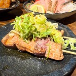 やきとん･地酒こたろう - レバーごまねぎ塩