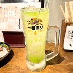 やきとん･地酒こたろう - キウイサワー