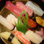 鮨仁 ながの東急７F店 - 特上にぎり