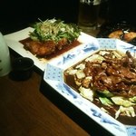 民芸大衆割烹 鳥幸 - 料理写真:ジンギスカン、若鶏ガーリックソテー