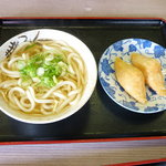 松井うどん - かけ小（一玉）・いなり