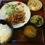 Kitanoya - しょうが焼き定食   700円