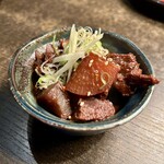 炭火焼肉 たけのうち - 牛タンのどて煮