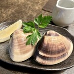 炭火焼肉 たけのうち - 焼きハマグリ