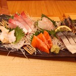まいもんや かっぱ - 2025年７月　刺身盛り合わせ