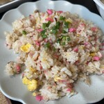 味の里 珍満 - 贅沢セットAのミニチャーハン、とてもミニと思えないボリューム、味もよい