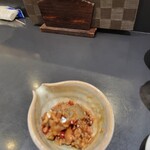 焼貝 あこや - 三升漬、貝はなく、ニシンでしたがお酒進む味