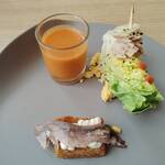 ETXOLA - こちらが前菜にあたるスタートの3品