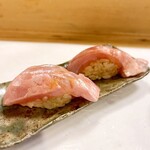 穴子料理と地酒 浅草 川井 - 銚子産 金目鯛の握り