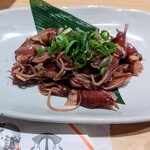 豊洲市場 さかな酒場 魚星 - ホタルイカのスモーク
