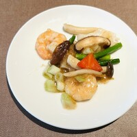 中国料理 美麗華 - 海老とイカのXO醤炒め