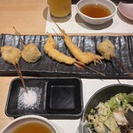 お出汁で食べる串かつと釜めしの専門店 ぎん庵 心斎橋 - 