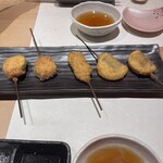 お出汁で食べる串かつと釜めしの専門店 ぎん庵 心斎橋 - 