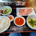 肉匠上野 - 特選上カルビランチセット