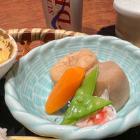 かに道楽 千葉駅前店 - 炊き合わせ