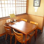 うなぎの又一 - テーブル席４席