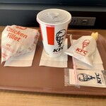 ケンタッキーフライドチキン - ドリンク写真:◉ チキンフィレバーガーセット ¥550-
※キャンペーン価格