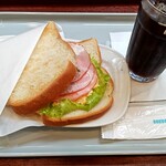 ドトールコーヒーショップ - 料理写真:ハムタマゴサラダセット