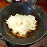 担担麺や 天秤 - 追い飯