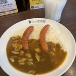 CoCo壱番屋 - 料理写真:ごはん150g、ハーフあさり、ソーセージ2本
