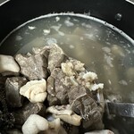 おいで、家 - 大ぶりのモツがたくさん入ってて美味しい