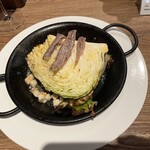 テイスティングバー 柴田屋酒店 - キャベツのアンチョビバター オーブン焼き