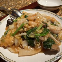 シルクロードガーデン - 五目あんかけ焼きそば