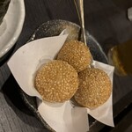 魚酔 - 胡麻団子