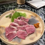 魚貝三昧 げん屋 - 鴨のタタキ