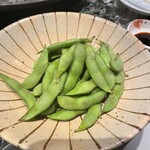 魚貝三昧 げん屋 - 茶豆塩茹で