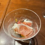 江坂ビストロ リアン - 水牛モッツァレラと旬のフルーツと熟成生ハム
