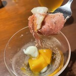 江坂ビストロ リアン - マンゴー出てきた