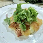 旬菜和味 - いちぢくと鳥の生ハムサラダ