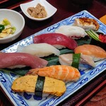 柏鮨　 - 令和7年7月 ランチタイム(11:30〜14:30)
おまかせ10貫にぎりランチ 税込1200円