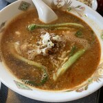 桂花 - 激辛担々麺は辛いけど全然いける旨辛いやつでした